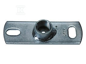 PŁYTKA MONTAŻOWA M10 120X40X4 STAL QS PŁYTKA MONTAŻOWA M10 120X40X4 STAL QS