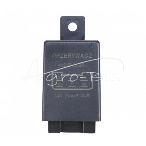Przerywacz kierunkowskazów elektroniczny 12V 4x21W+3x2W MF ME-183 Przerywacz kierunkowskazów elektroniczny 12V 4x21W+3x2W MF ME-183