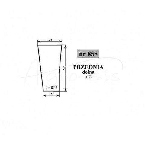 Szyba przednia dolna Fendt Szyba przednia dolna Fendt