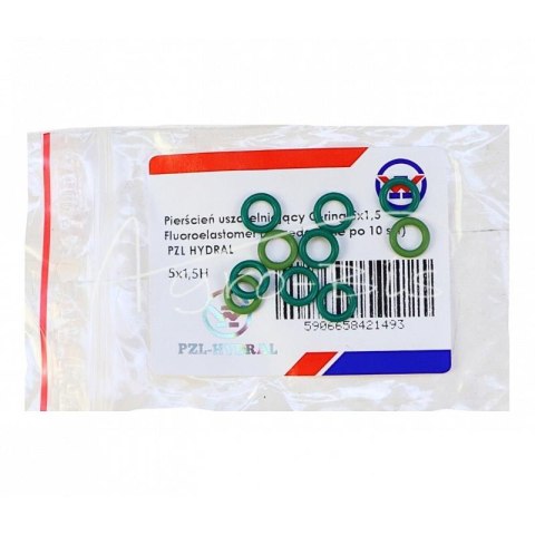 Pierścień uszczelniający O-ring 5x1,5 oring Fluoroelastomer Viton PZL HYDRAL (sprzedawane po 10 szt - cena za szt ) Pierścień uszczelniający O-ring 5x1,5 oring Fluoroelastomer Viton PZL HYDRAL (sprzedawane po 10 szt - cena za szt )