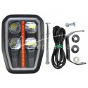 Lampa zespolona, robocza przednia 6-funkcyjna lewa W188 JCB 12V/24V wodoodporna LED kierunek pływający