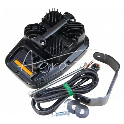 Lampa zespolona, robocza przednia 6-funkcyjna prawa W188 JCB 12V/24V wodoodporna LED kierunek pływający Lampa zespolona, robocza przednia 6-funkcyjna prawa W188 JCB 12V/24V wodoodporna LED kierunek pływający