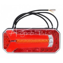 Lampa zespolona tylna prostokątna W150 7-funkcyjna 12V/24V wodoodporna IP68 LED neon smart stop