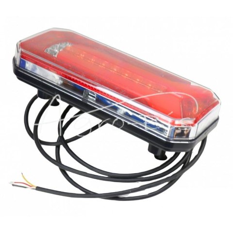 Lampa zespolona tylna prostokątna W150 7-funkcyjna 12V/24V wodoodporna IP68 LED neon smart stop Lampa zespolona tylna prostokątna W150 7-funkcyjna 12V/24V wodoodporna IP68 LED neon smart stop
