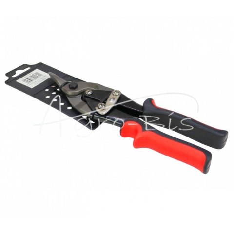 Nożyce do cięcia blachy 260mm lewe czerwone Nożyce do cięcia blachy 260mm lewe czerwone