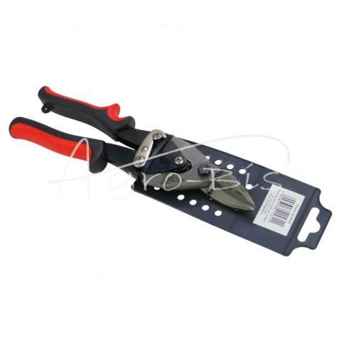 Nożyce do cięcia blachy 260mm lewe czerwone Nożyce do cięcia blachy 260mm lewe czerwone