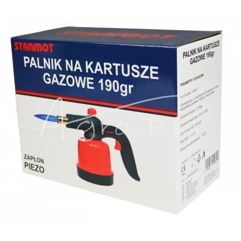 Palnik zapłon Piezo 190g na naboje NPG190G opalarka Palnik zapłon Piezo 190g na naboje NPG190G opalarka