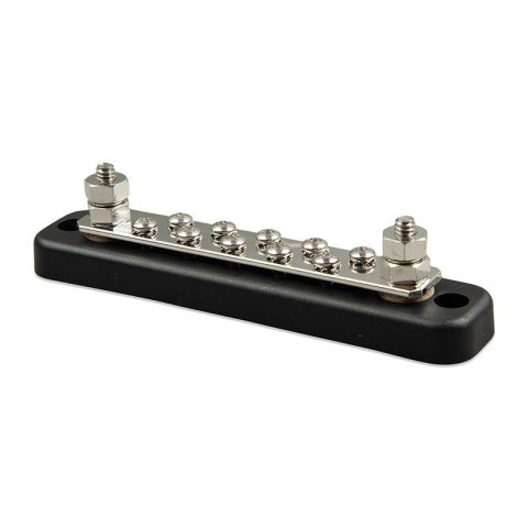 Busbar 150A 2P with 10 screws +cover Busbar 150A 2P with 10 screws +cover