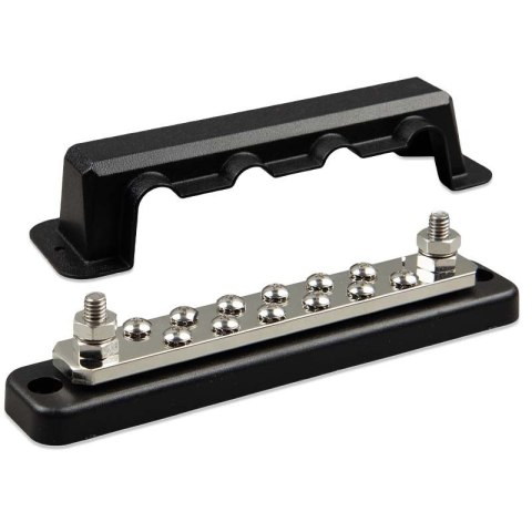 Busbar 250A 2P with 12 screws +cover Busbar 250A 2P with 12 screws +cover