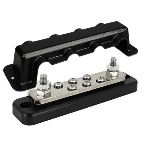 Busbar 250A 2P with 6 screws +cover Busbar 250A 2P with 6 screws +cover