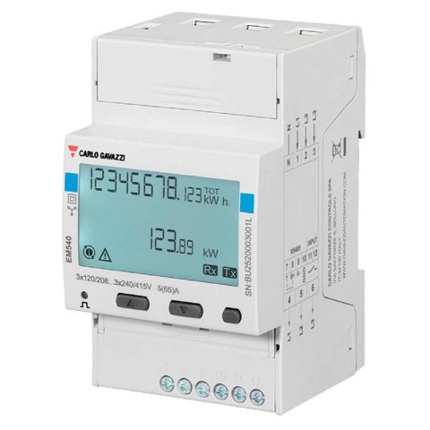Energy Meter EM540 - 3 phase - max 65A/phase Energy Meter EM540 - 3 phase - max 65A/phase