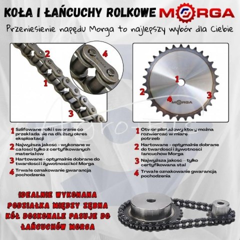 Łańcuch rolkowy L16B1-82PS Galla 16B-1-82PZ (R1 1 cal) adaptera A1H zastosowanie Rozrzutnik PN-77/M-84168, DIN 8187, ISO 606 i Łańcuch rolkowy L16B1-82PS Galla 16B-1-82PZ (R1 1 cal) adaptera A1H zastosowanie Rozrzutnik PN-77/M-84168, DIN 8187, ISO 606 i