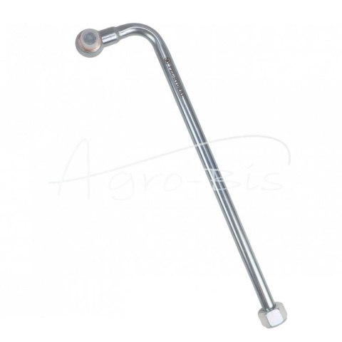 Rurka wygięta 90 stopni Fi-15 z oczkiem 18mm długość 400mm HYDRAL Rurka wygięta 90 stopni Fi-15 z oczkiem 18mm długość 400mm HYDRAL