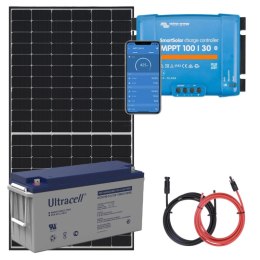 Panel słoneczny 455W i akumulator żelowy 150Ah z regulatorem MPPT