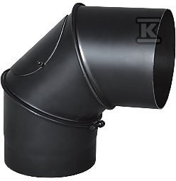KOLANO 90ST.Z WYCZYSTKĄ DN 180 CZARNE KOLANO 90ST.Z WYCZYSTKĄ DN 180 CZARNE