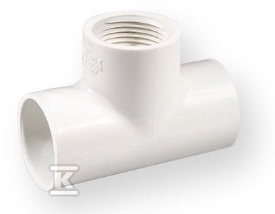 TRÓJNIK NAKRĘTNY KW/KW/GW PVC 1 TRÓJNIK NAKRĘTNY KW/KW/GW PVC 1