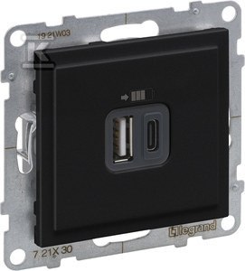 GN.USB A+C CZARNY SUNO