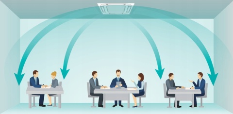 Klimatyzator Hisense Turbo inverter 3,5 kW kasetonowy