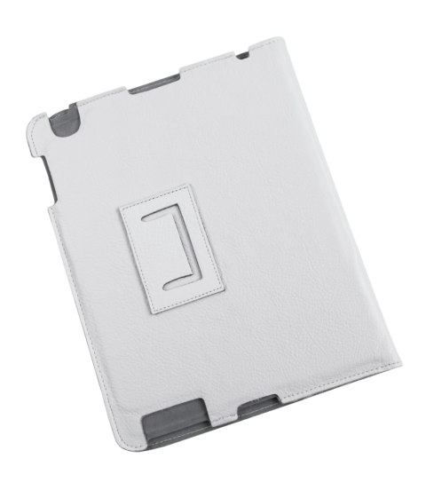 Etui dedykowane do Apple iPad 2 skóra białe naturalna Etui dedykowane do Apple iPad 2 skóra białe naturalna