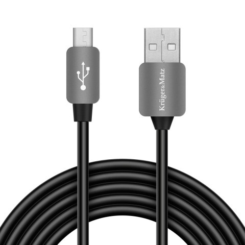 Kabel USB - micro USB wtyk-wtyk 1.8m Kruger&Matz Kabel USB - micro USB wtyk-wtyk 1.8m Kruger&Matz