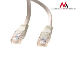 MCTV-652 Przewód, kabel patchcord UTP 5e wtyk-wtyk 3 m szary Maclean