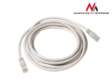 MCTV-659 Przewód, kabel patchcord UTP cat6 wtyk-wtyk 2 m szary Maclean MCTV-659 Przewód, kabel patchcord UTP cat6 wtyk-wtyk 2 m szary Maclean