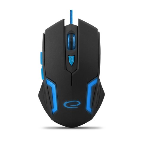 EGM205B Mysz przewodowa dla graczy 6D optyczna USB MX205 Fighter NIEBIESKA EGM205B Mysz przewodowa dla graczy 6D optyczna USB MX205 Fighter NIEBIESKA